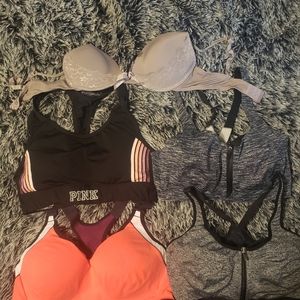 5 Victoria's Secret bras